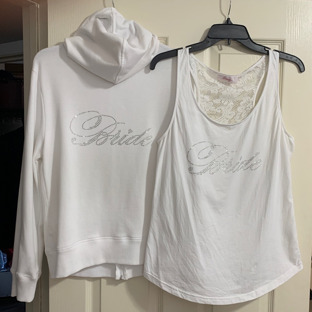Icing Bride’s tank and zip hoodie, 2 items - Picture 2 of 13